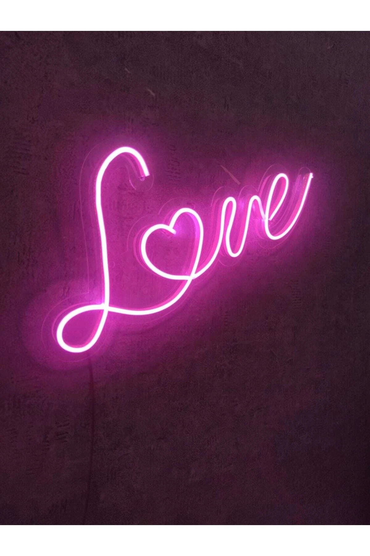 Love Aşk Sevgi Neon Led Sevgili Çift Nişan Neon Tabela Organizasyon Led Arka Plan