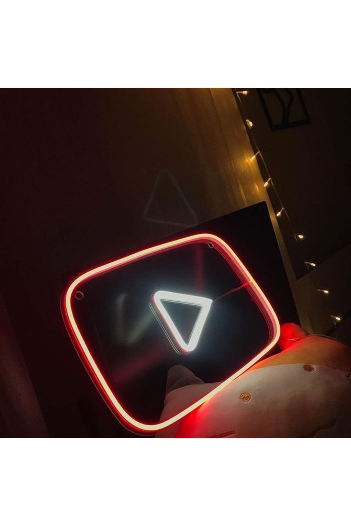 Youtube Neon Led Dekoratif Duvar Aydınlatması Neon Duvar Yazısı Sihirli Led