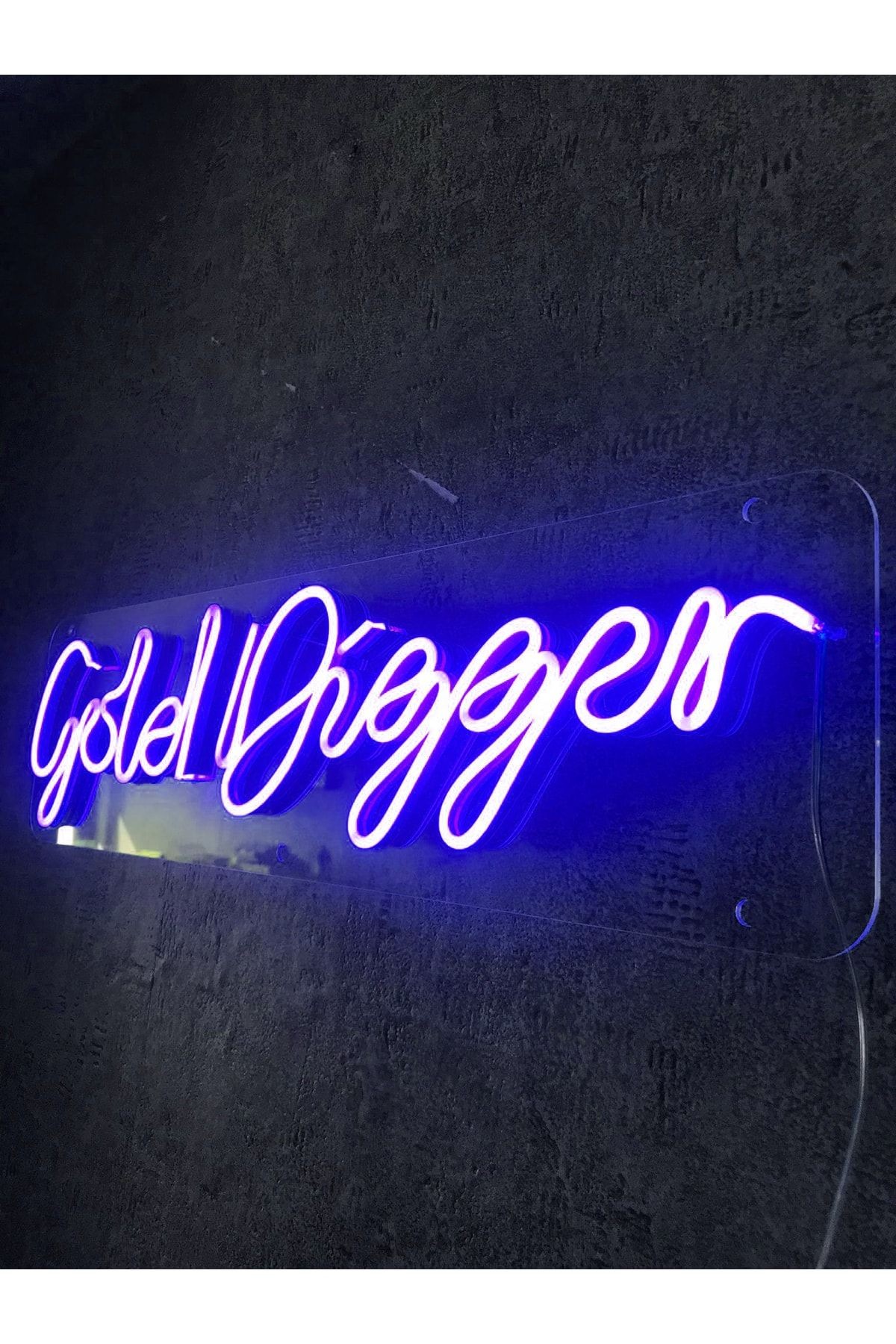 Gold Digger Neon Led Tabela Dekoratif Aydınlatma