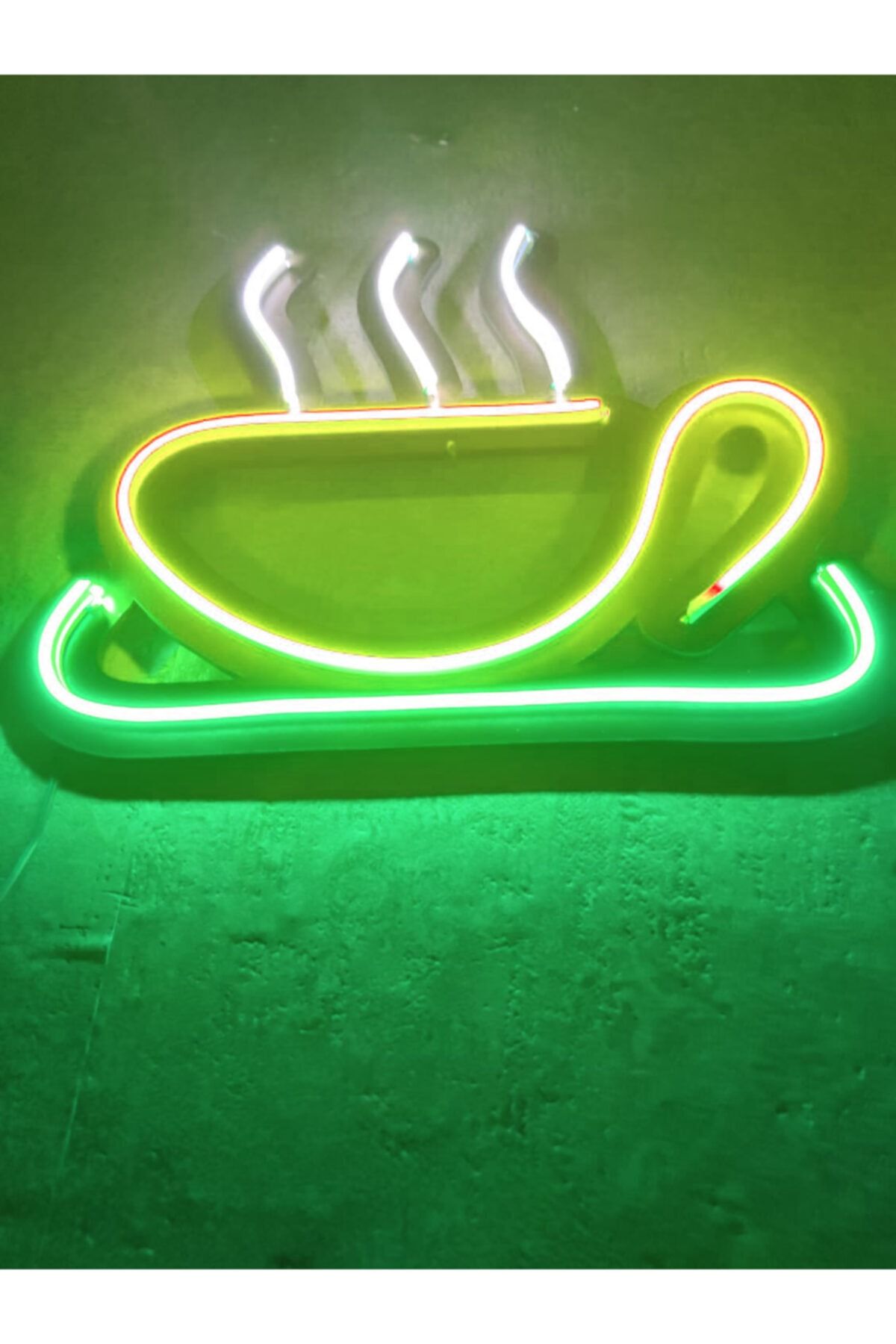 Kahve Neon Tabela Coffee Neon Led Dekoratif Duvar Aydınlatması Neon Duvar Dekorasyonu