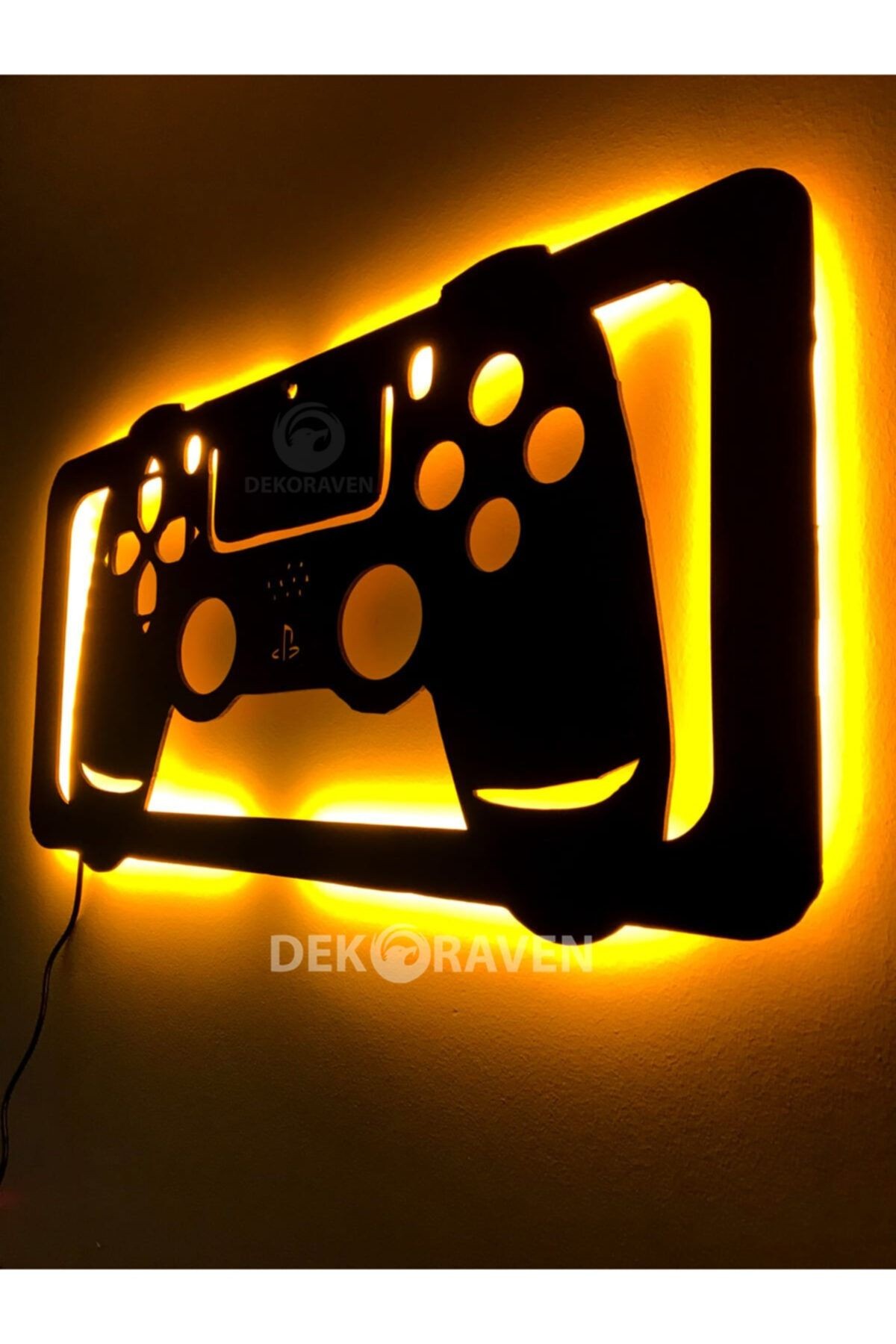 Playstation Konsol Led Işıklı Gamer Tablo