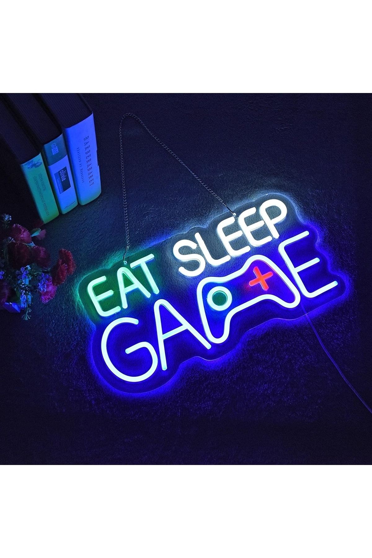 Gamer Room Oyuncu Odası Neon Tabela Neon Yazı Dekoratif Aydınlatma Ve Gece Lambası