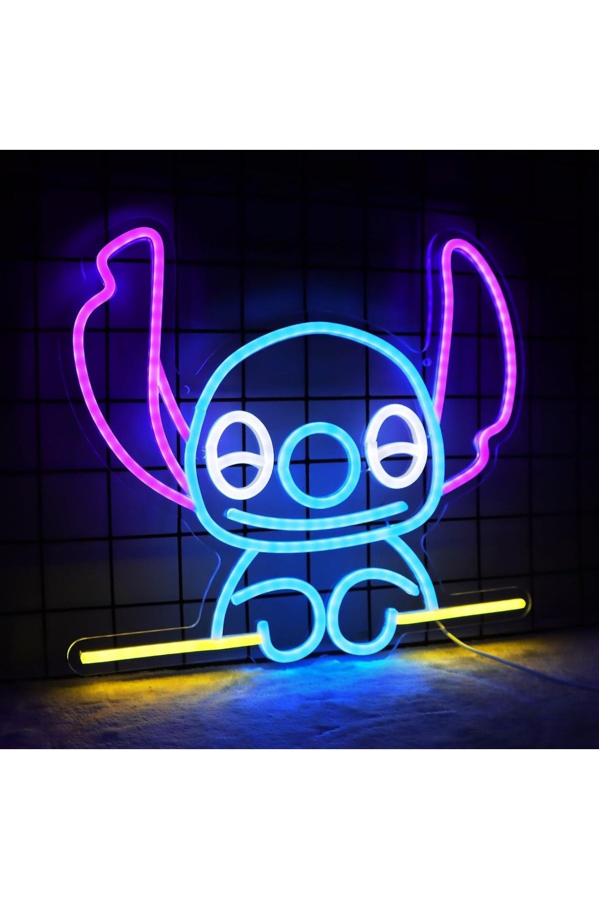 Stich Neon Led Tabela Dekoratif Aydınlatma