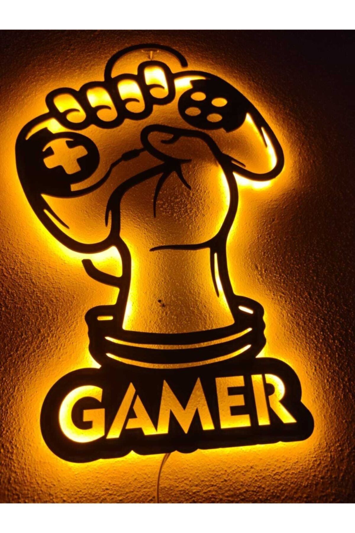 Gamer Led Işıklı Tablo