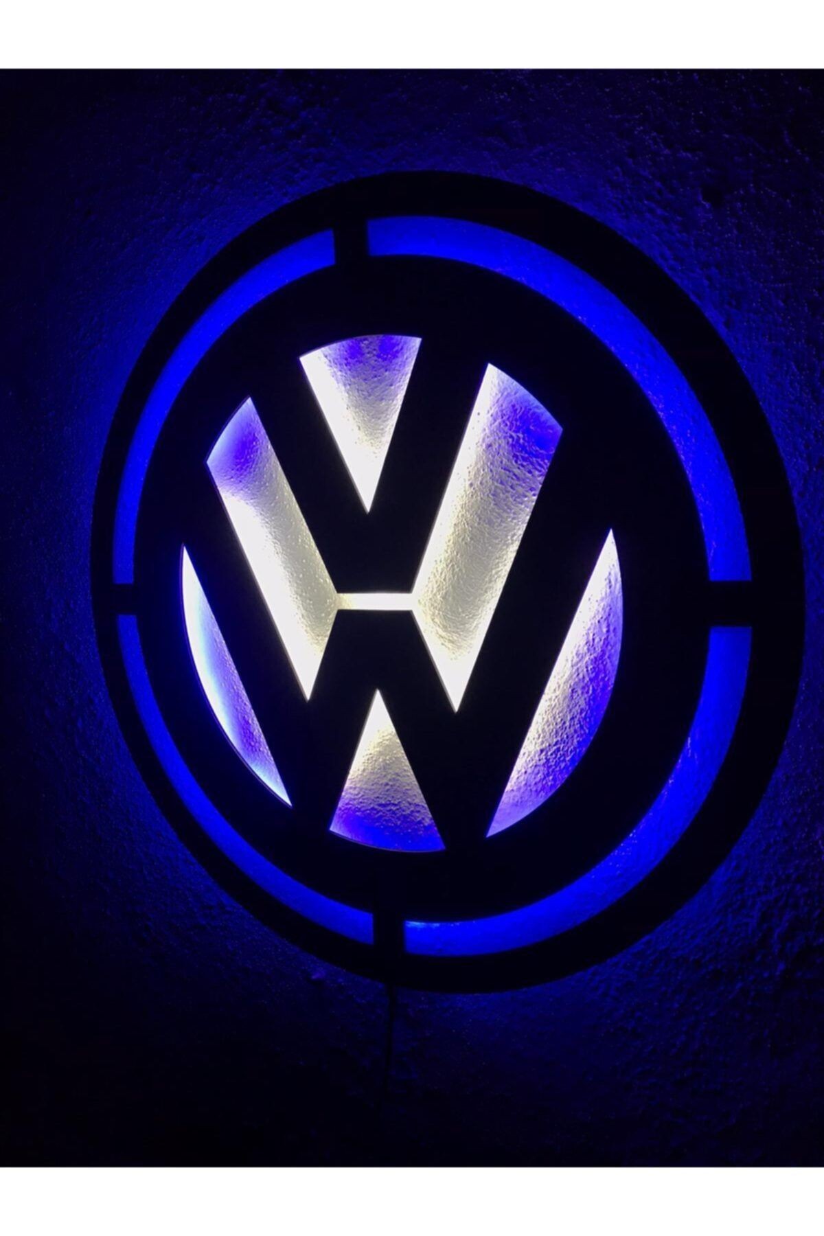 Wolkswagen Logo Işıklı Tablo