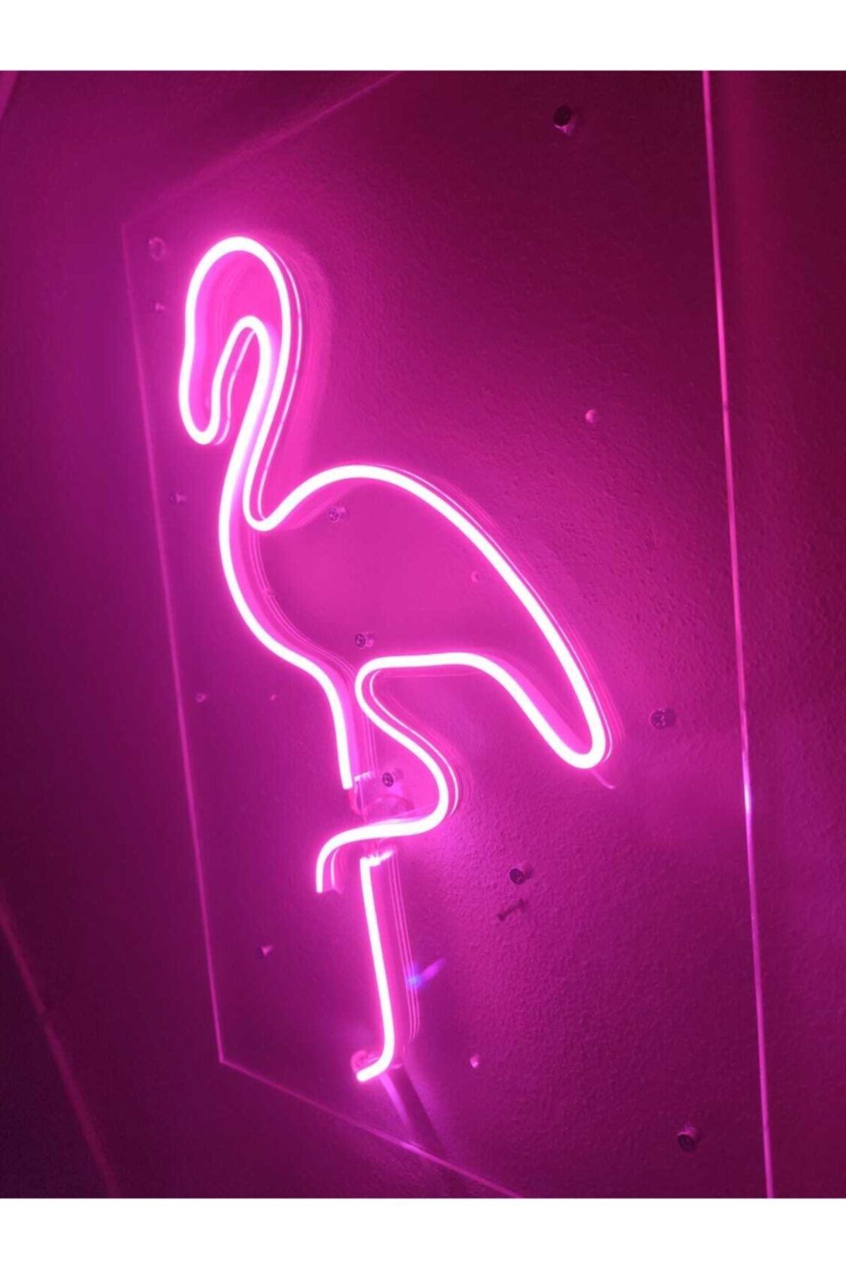 Flamingo Neon Şekiller Işaret Neon Led Dekoratif Duvar Aydınlatması Neon Duvar Yazısı