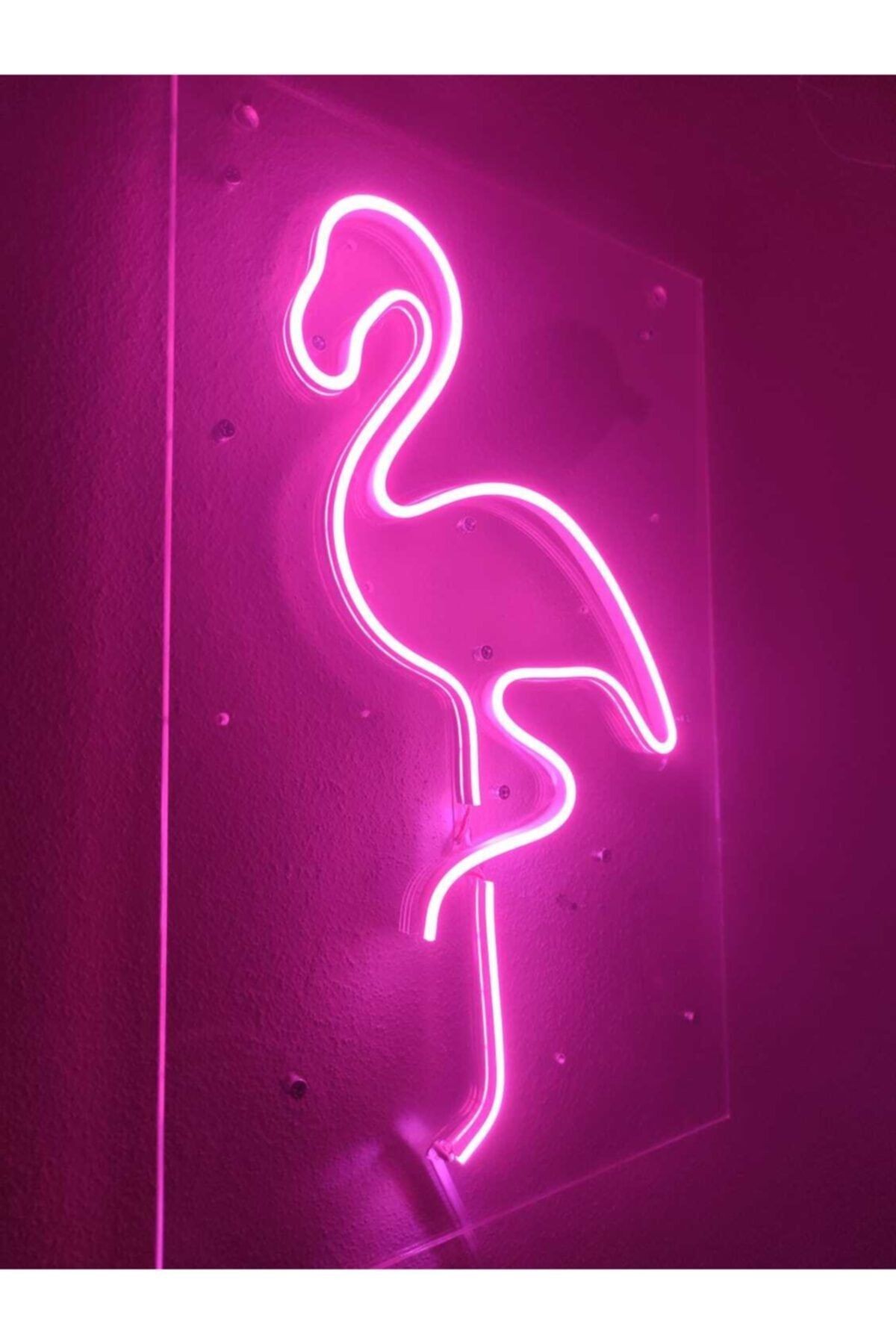 Flamingo Neon Şekiller Işaret Neon Led Dekoratif Duvar Aydınlatması Neon Duvar Yazısı