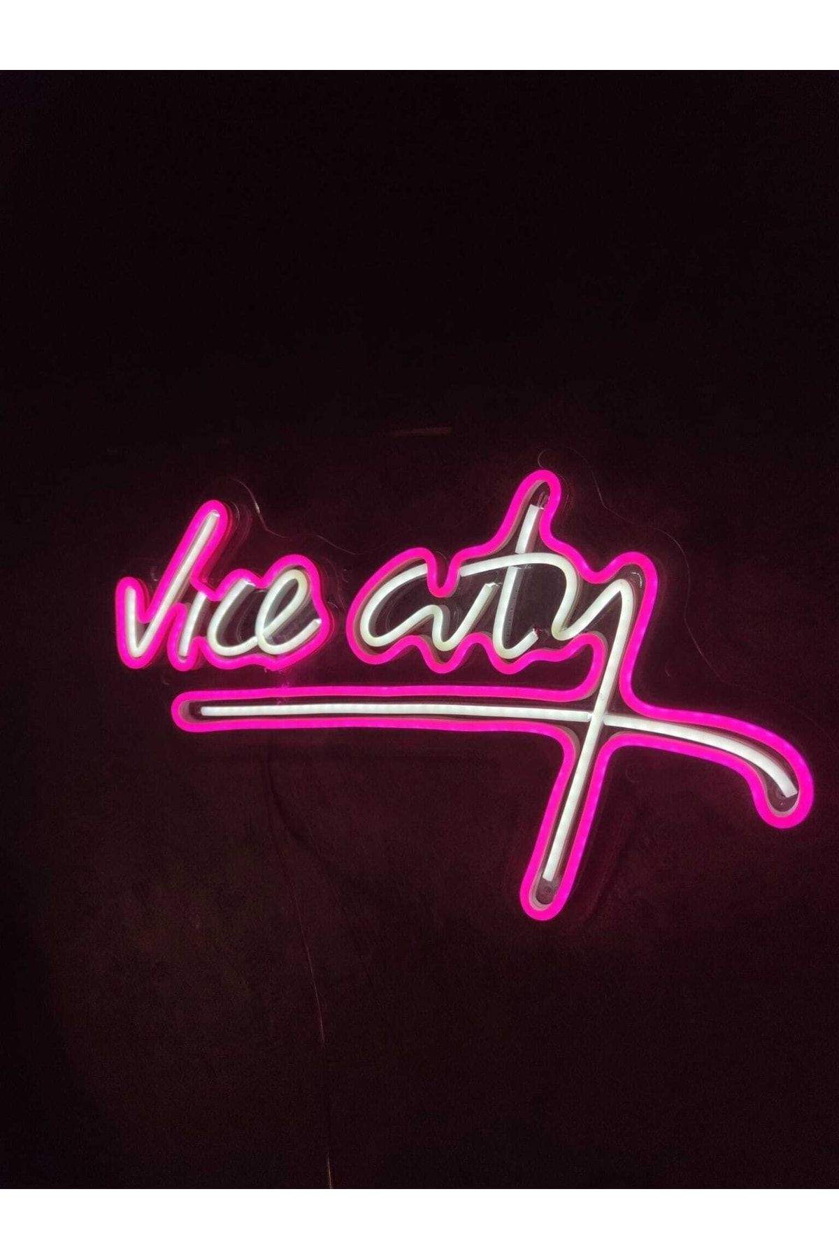 Gta Vice City Neon Tabela Neon Yazı Dekoratif Aydınlatma