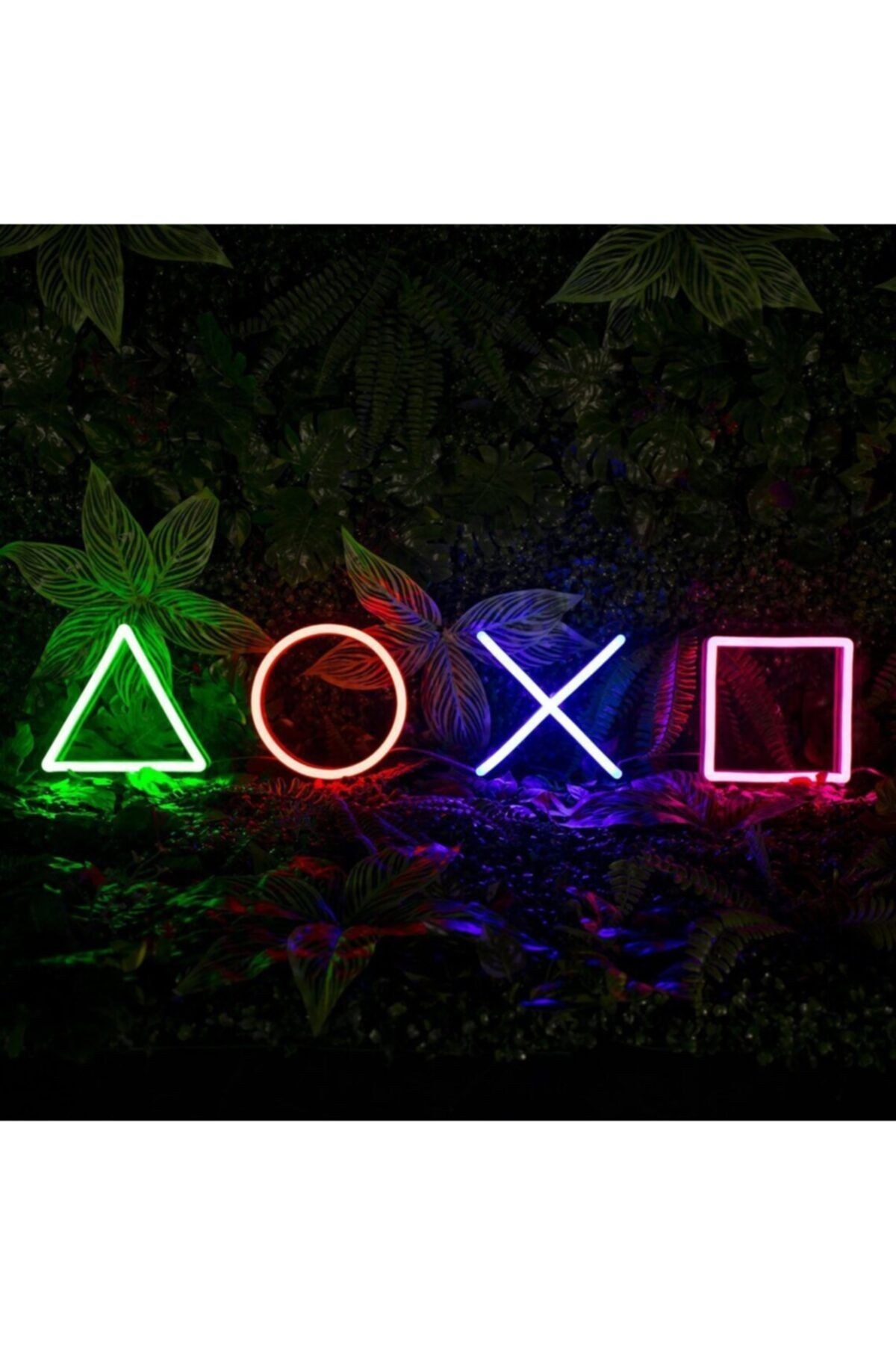 Playstation Şekilleri Neon Led Dekoratif Aydınlatma