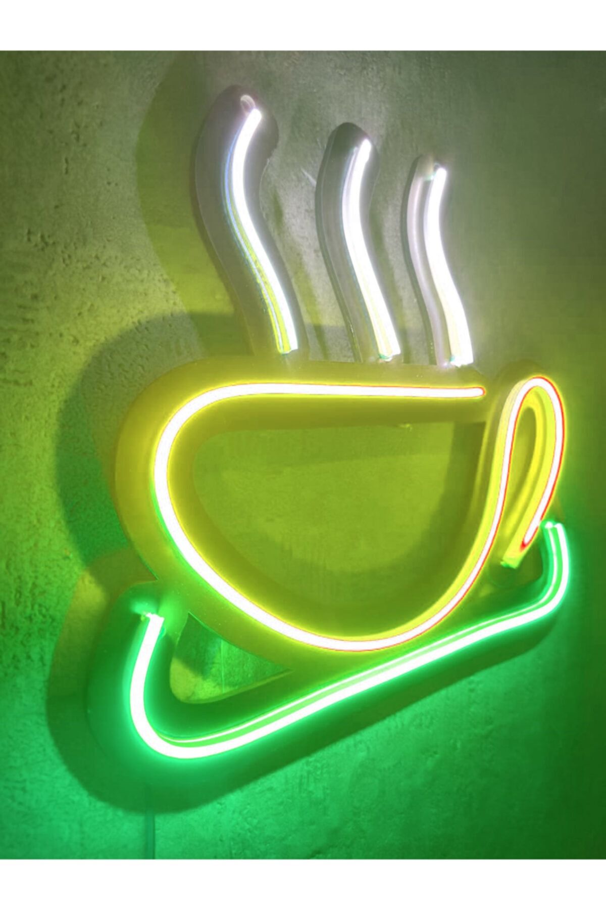 Kahve Neon Tabela Coffee Neon Led Dekoratif Duvar Aydınlatması Neon Duvar Dekorasyonu