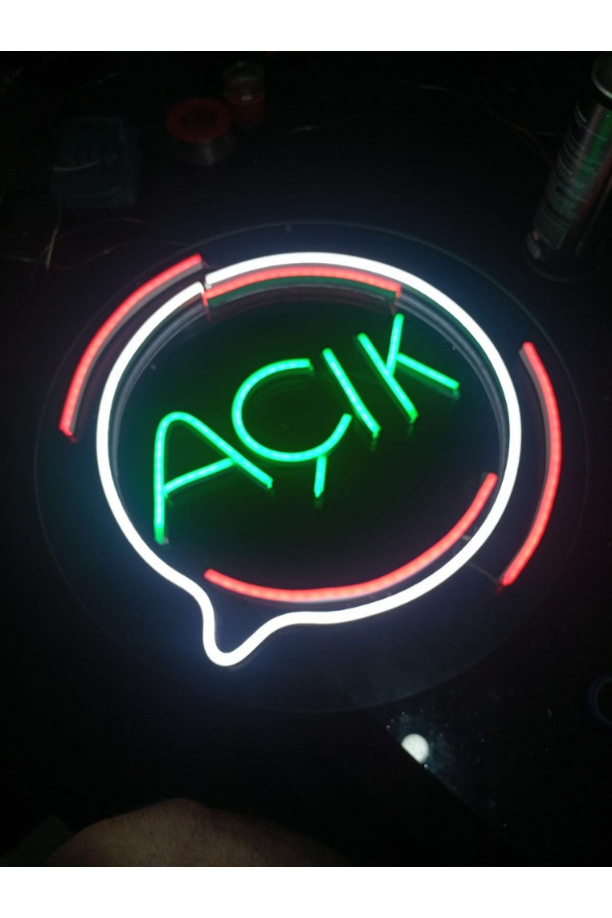 ''açık'' Yazısı Neon Led/tabela