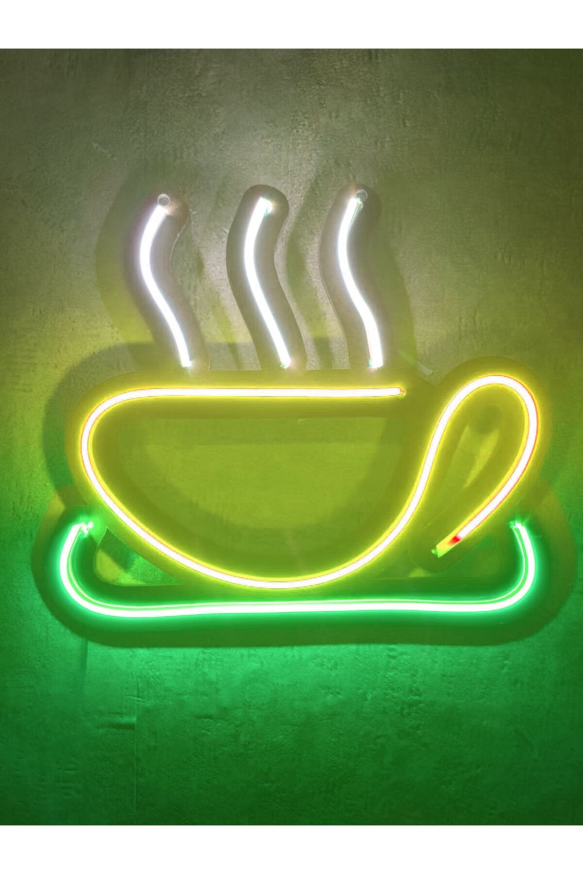 Kahve Neon Tabela Coffee Neon Led Dekoratif Duvar Aydınlatması Neon Duvar Dekorasyonu