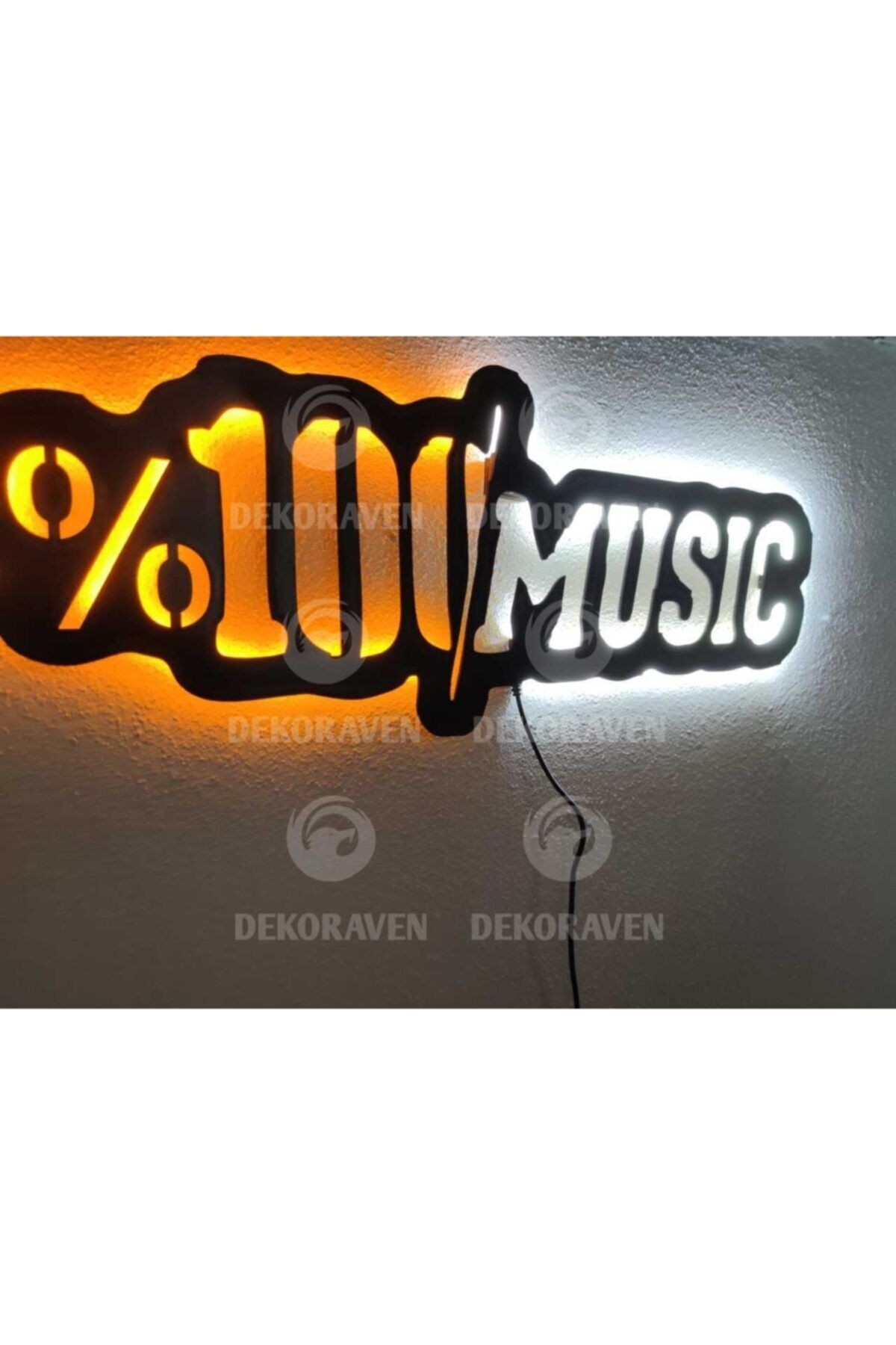 100music Led Işıklı Tablo