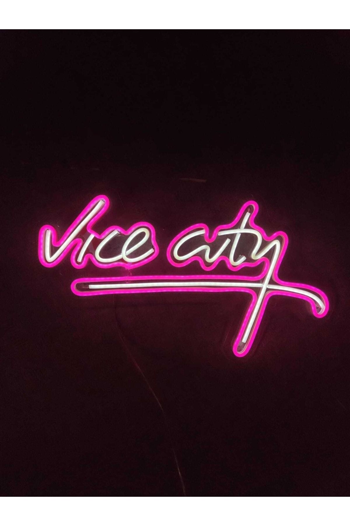 Gta Vice City Neon Tabela Neon Yazı Dekoratif Aydınlatma
