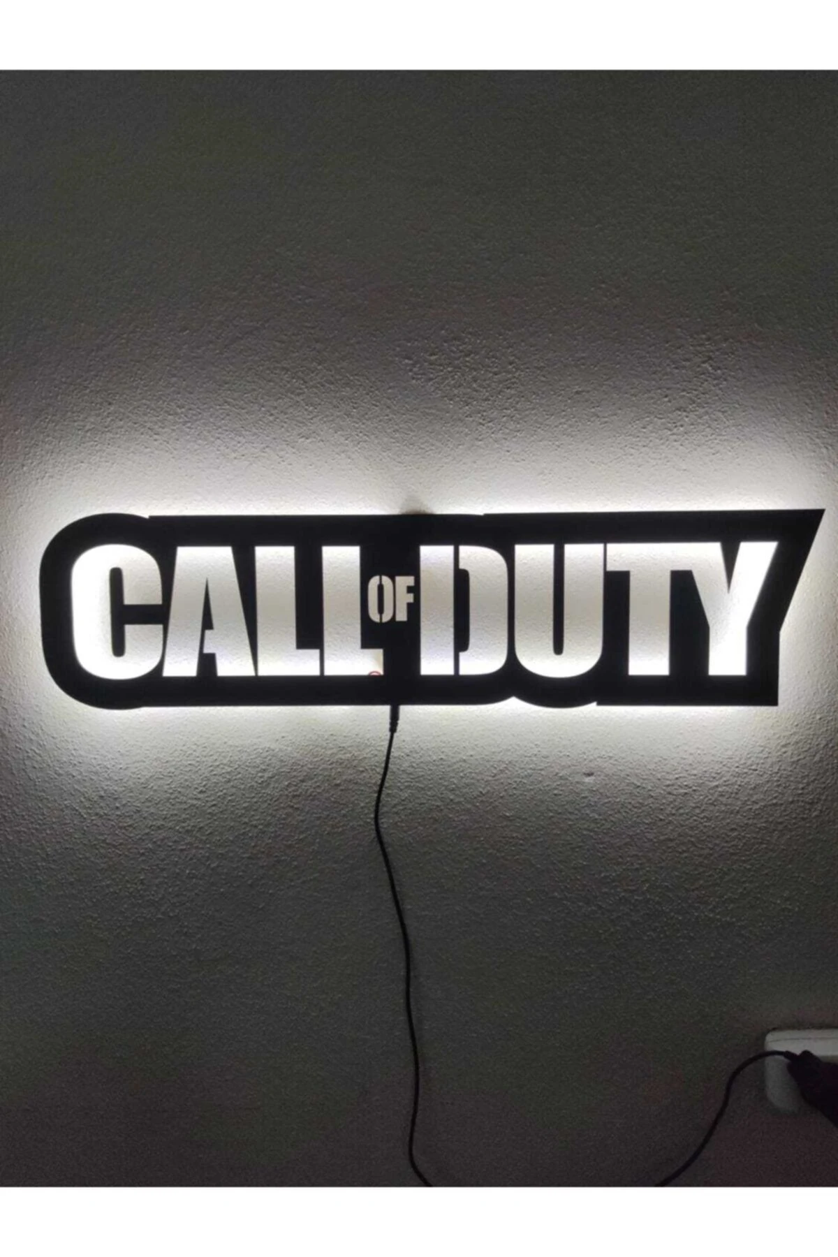 Call Of Duty Led Işıklı Ahşap Tablo