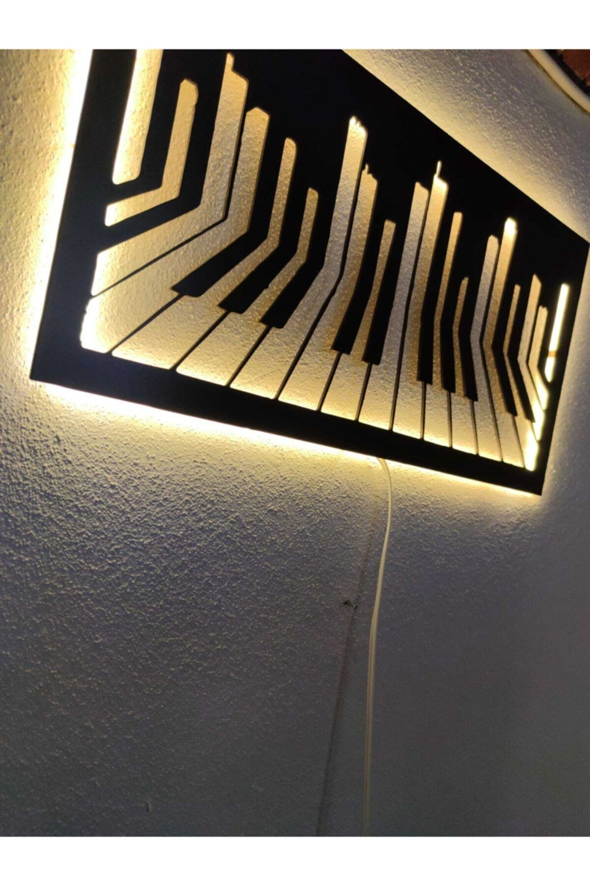 Piyano Led Işıklı Tablo