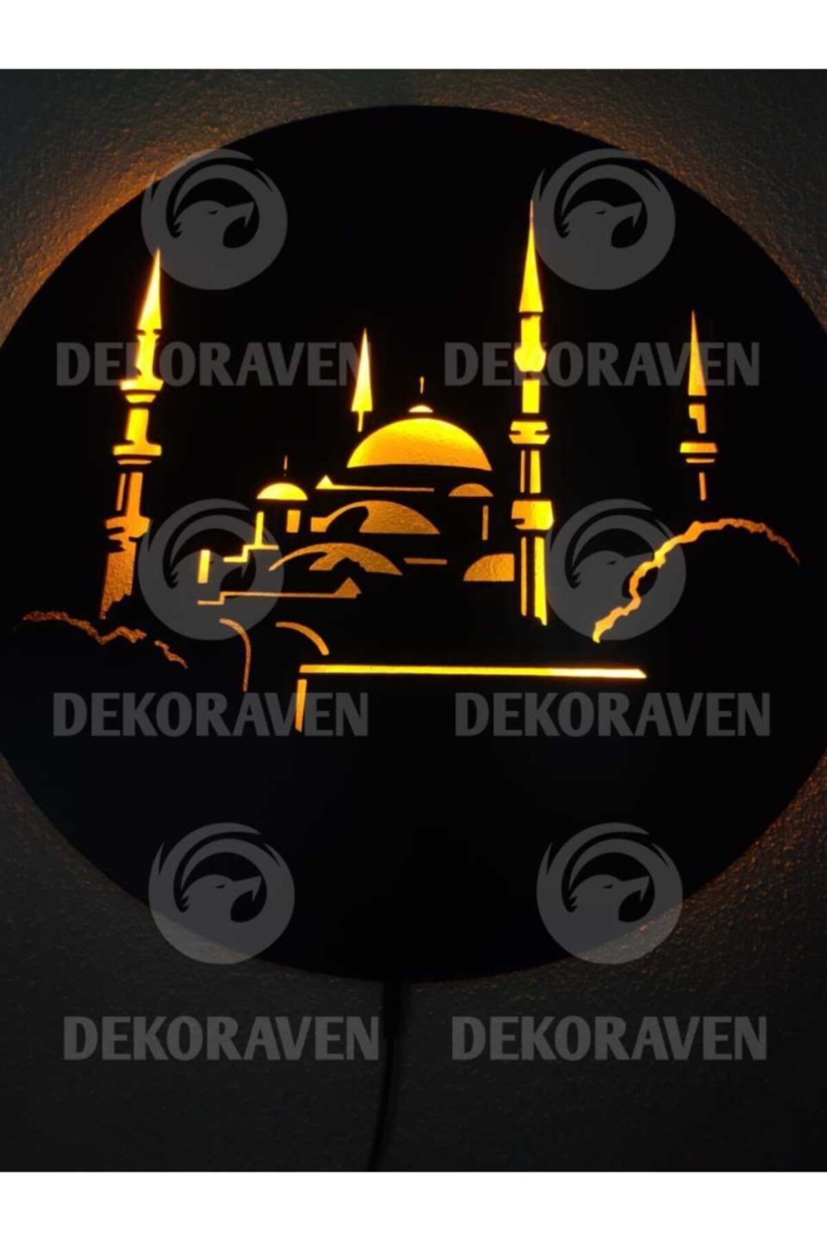 Camii Led Işıklı Tablo