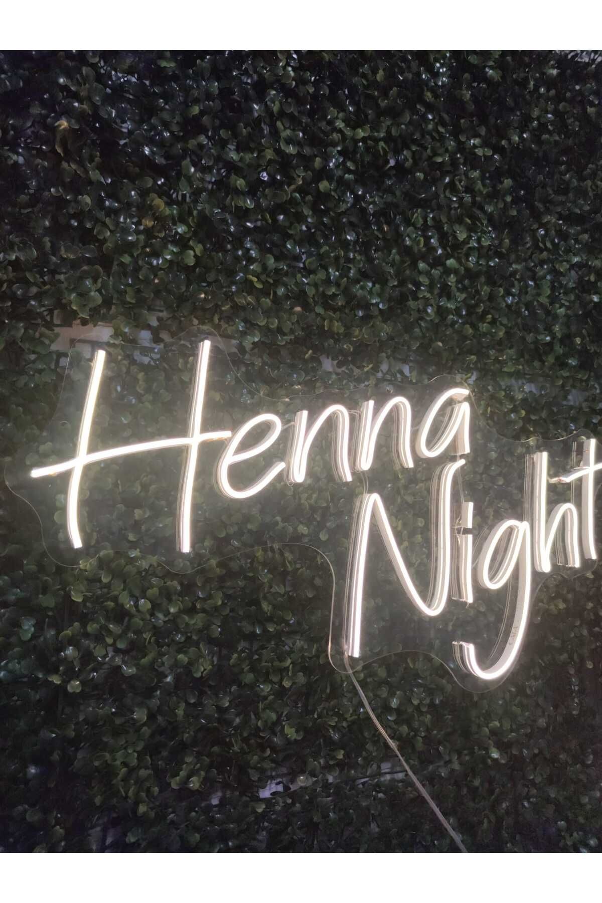 Henna Night Kına Gecesi Neon led tabela(70x35cm)