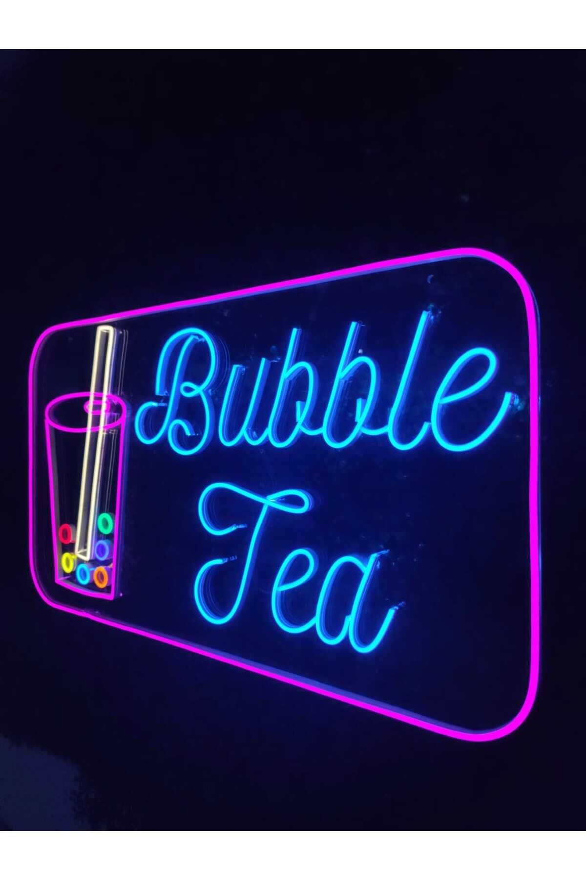 Bubble Tea Neon Led Tabela (80x40cm)