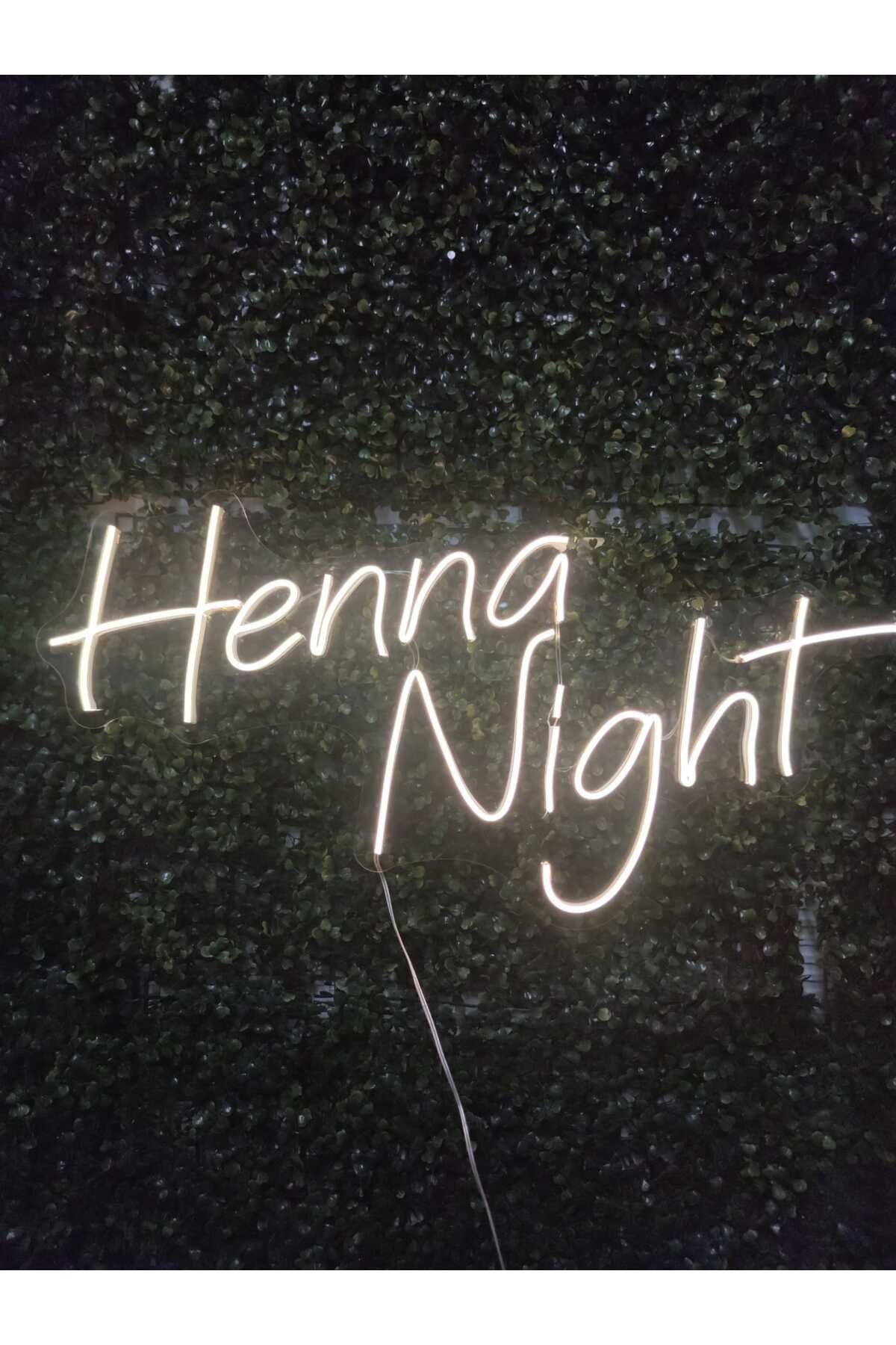 Henna Night Kına Gecesi Neon led tabela(70x35cm)