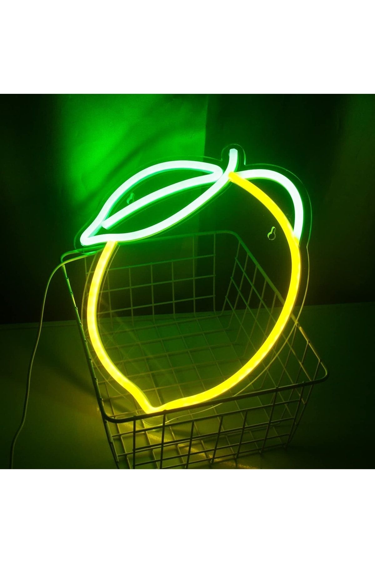 Limon Neon Tabela Neon Yazı Dekoratif Aydınlatma Ve Gece Lambası