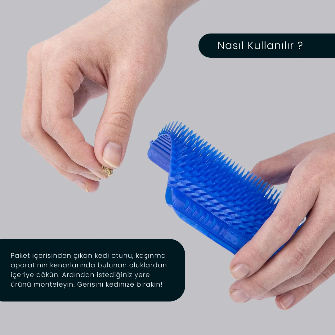 Kedi Otlu Kaşınma Aparatı