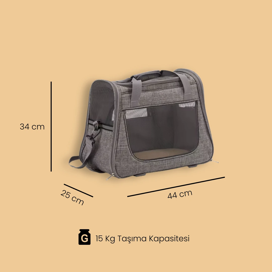 Tekerlekli Kedi Taşıma Çantası