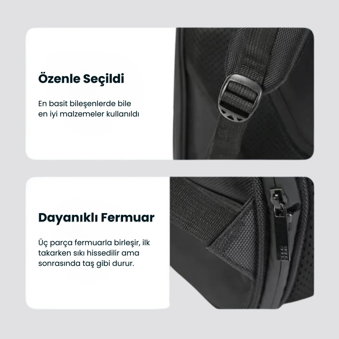 Geniş Görüşlü Lüks Kedi Sırt Çantası