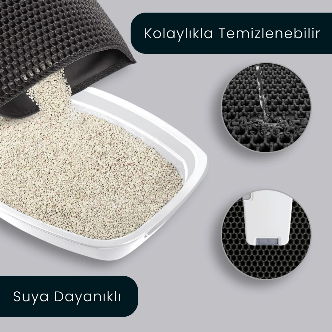 Kedi Kumu Toplayıcı Paspas