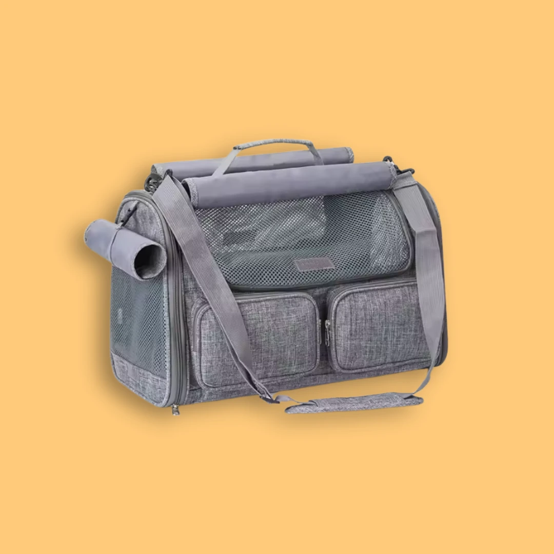 4 Pencereli Oxford Kedi Taşıma Çantası