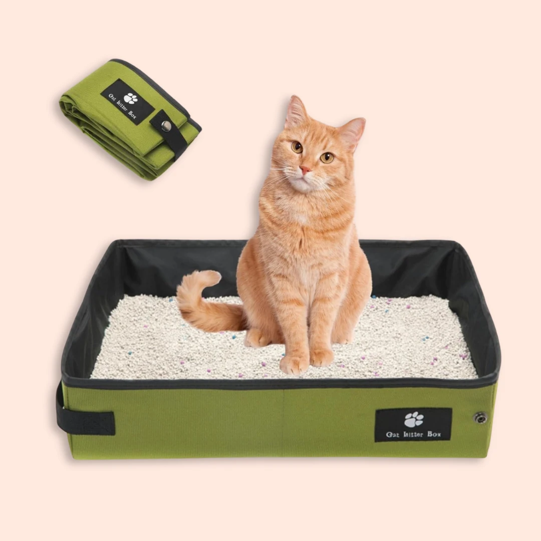 Taşınabilir Katlanabilir Su Geçirmez Kedi Tuvaleti