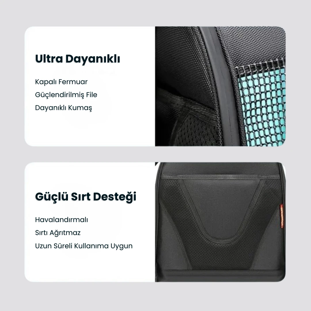 Geniş Görüşlü Lüks Kedi Sırt Çantası