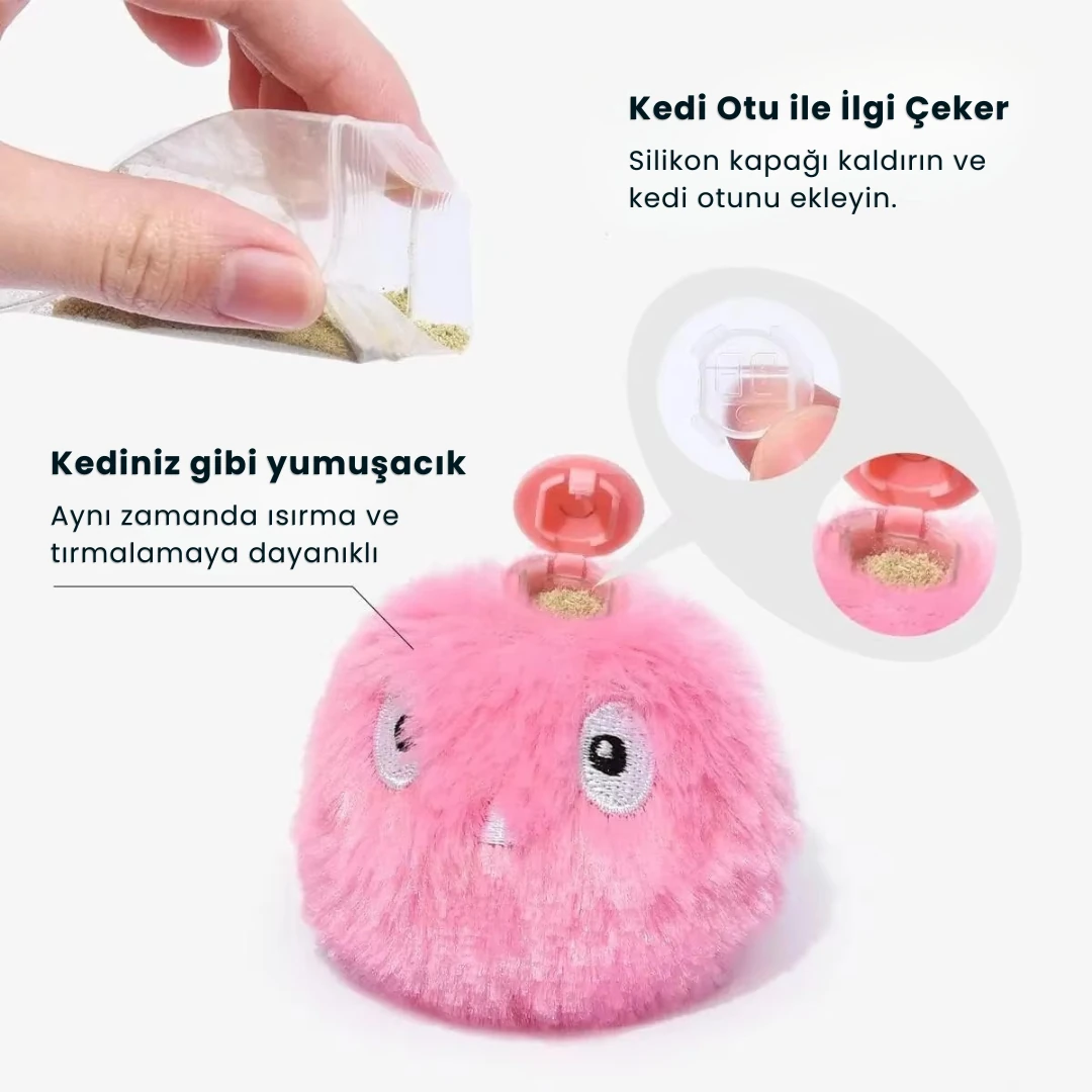 Ponpon - Kedi Otlu Sesli Kedi Oyuncağı