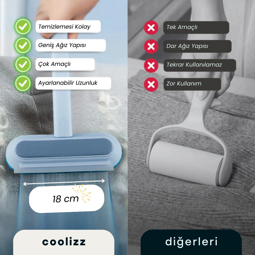 Çok Amaçlı Kedi Tüyü Toplayıcı