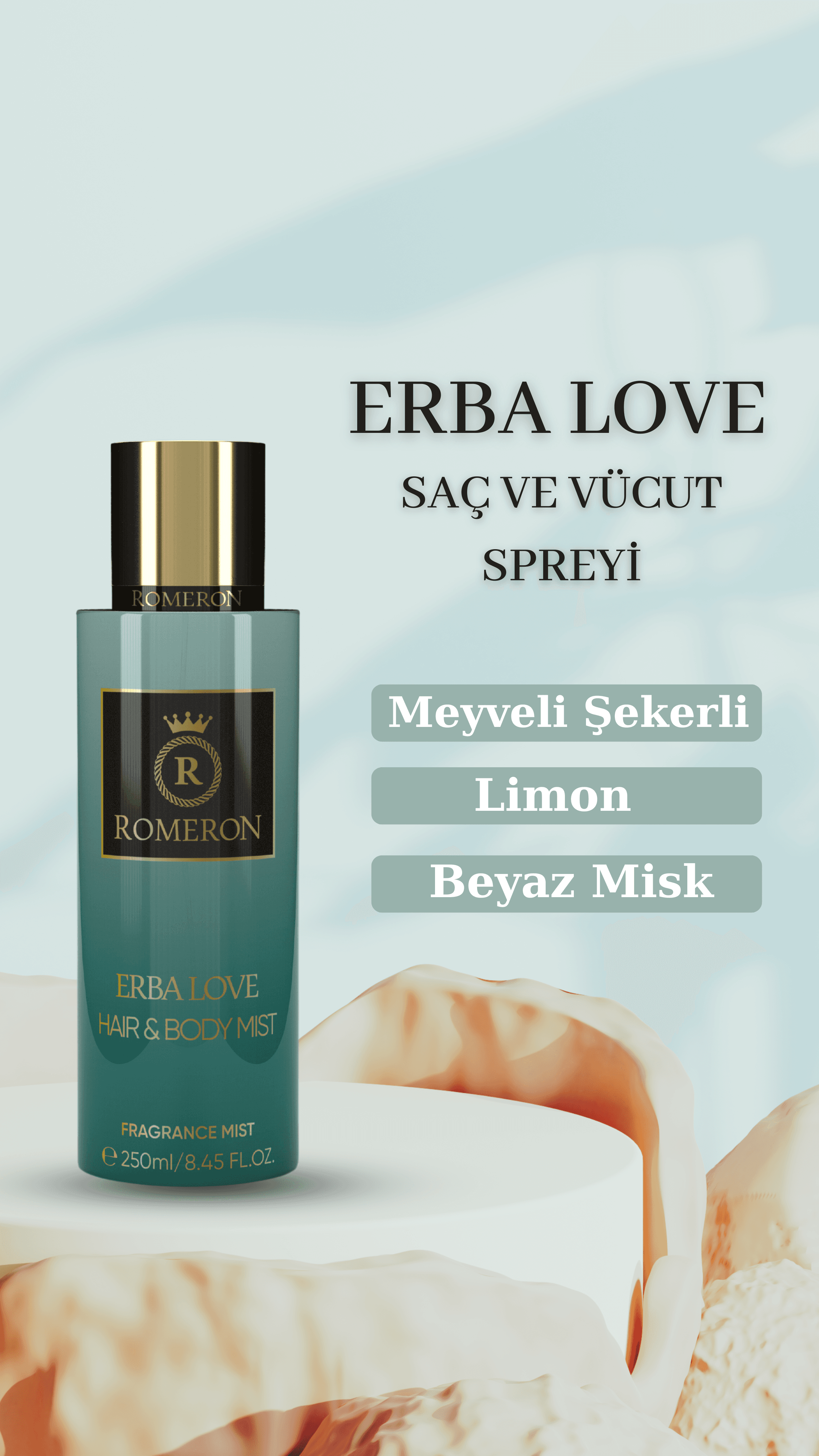 ERBA LOVE SAÇ VE VÜCUT SPREYİ