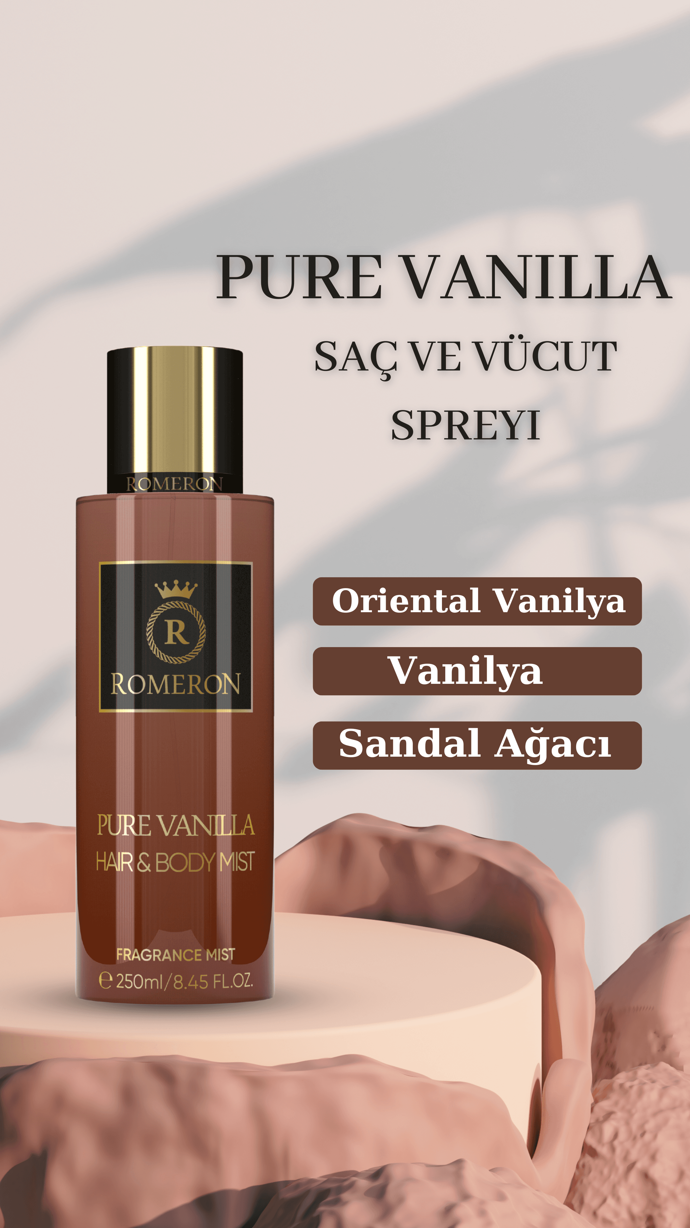 PURE VANILLA SAÇ VE VÜCUT SPREYİ