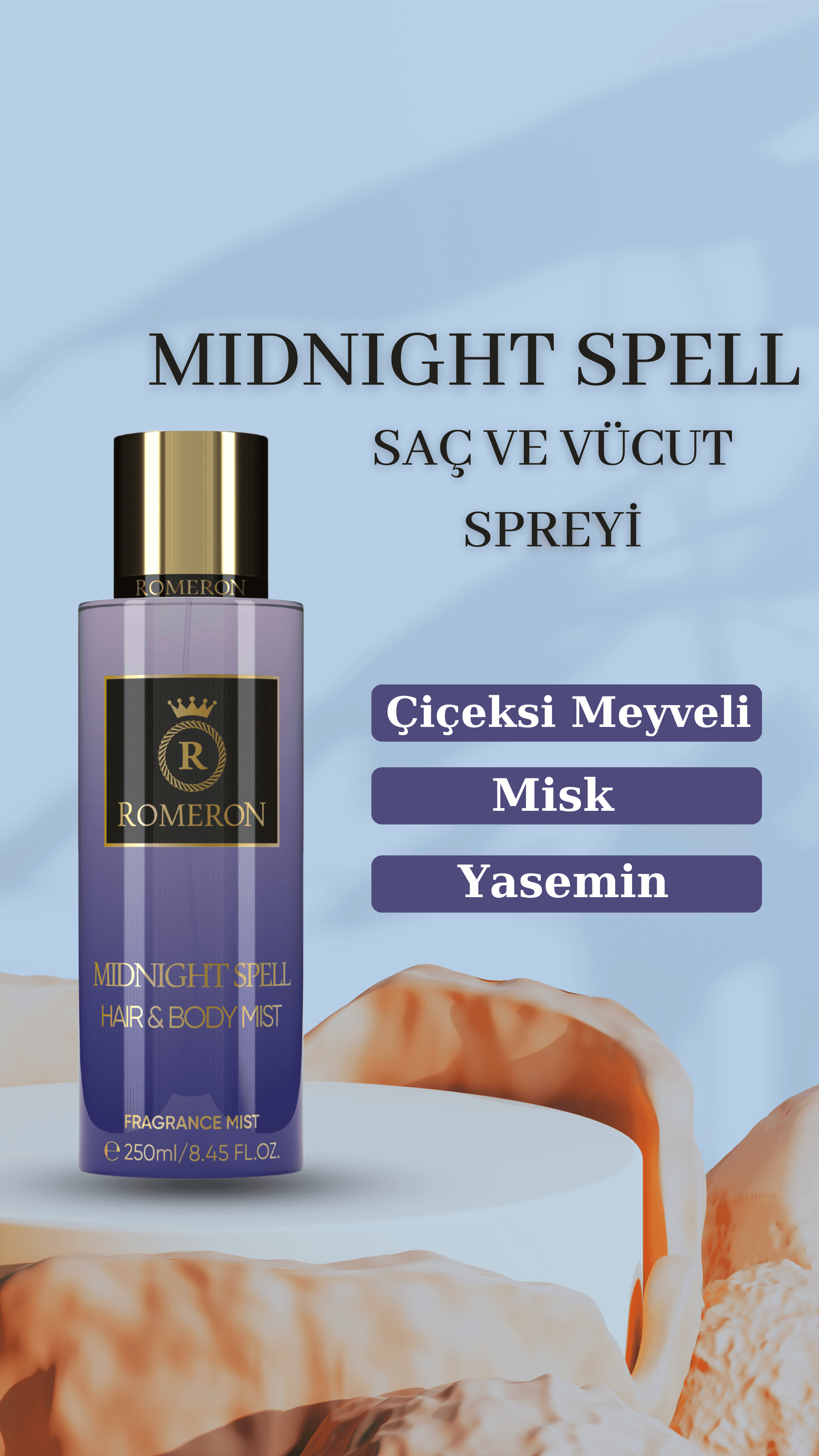 MIDNIGHT SPELL  SAÇ VE VÜCUT SPREYİ