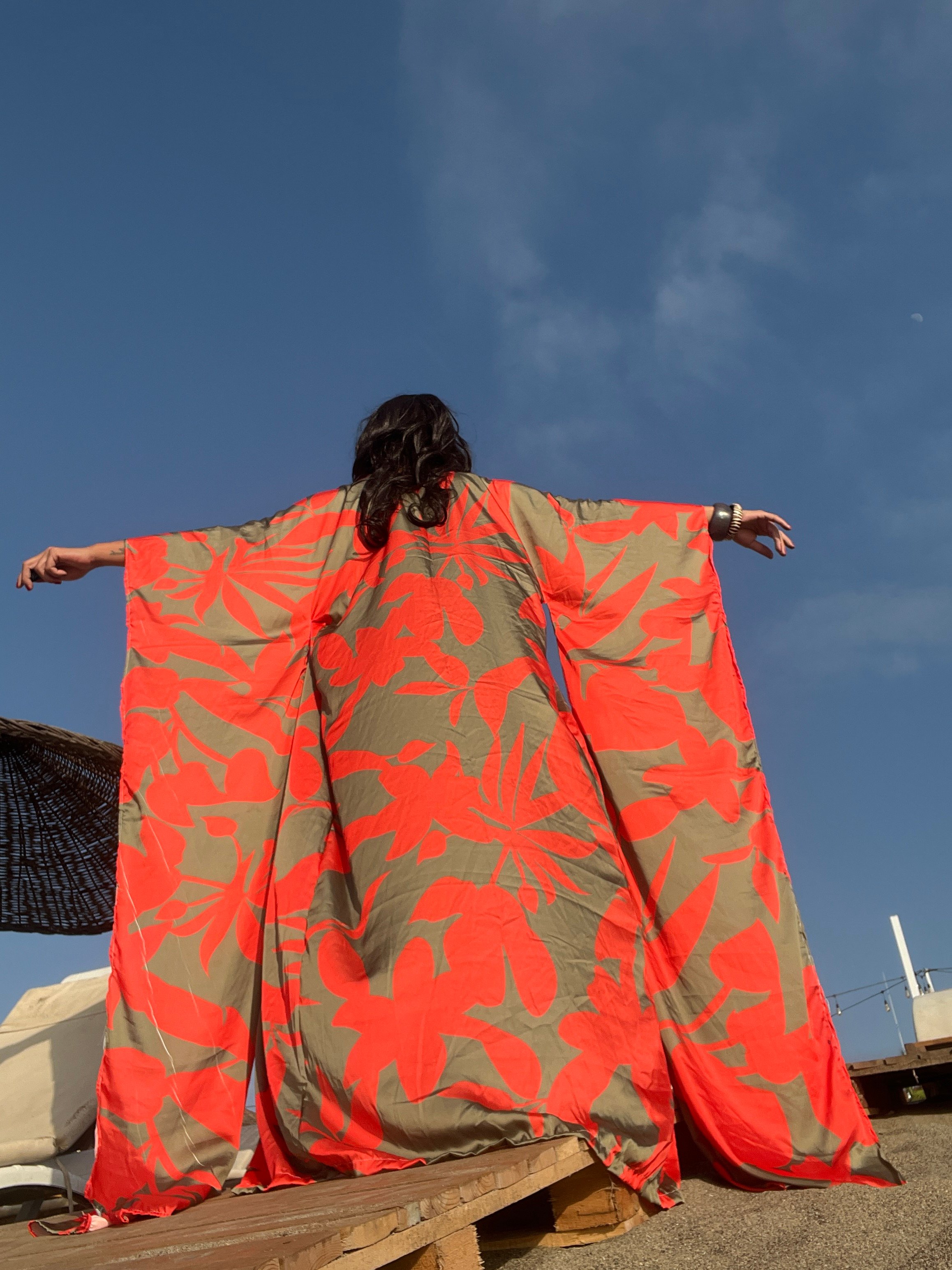 Japanese Kimono - Sedef Desenli