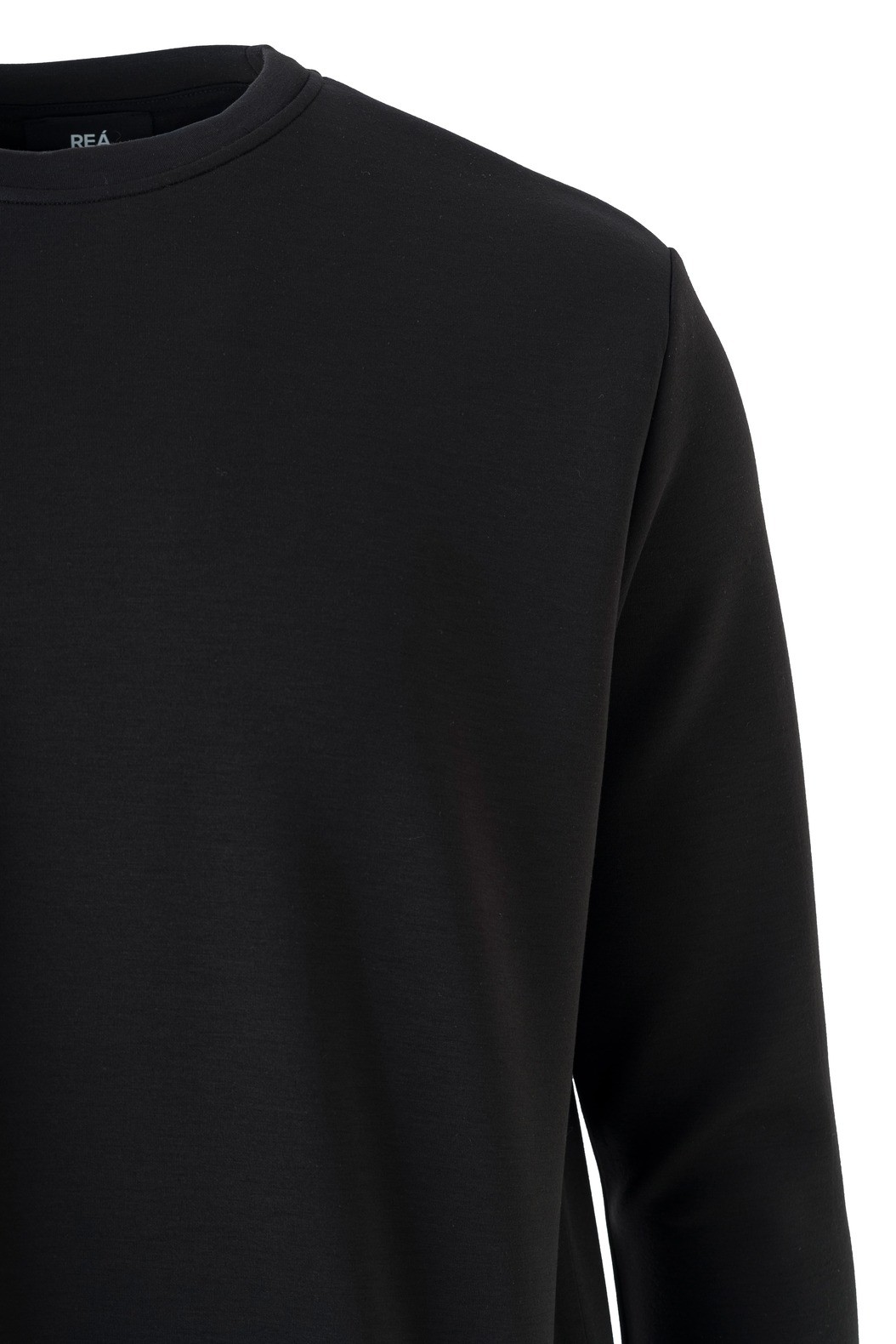 ERKEK UZUN KOLLU BİSİKLET YAKA SİYAH T-SHIRT