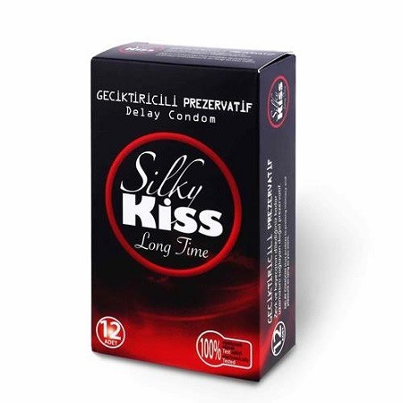 Silky Kiss Geciktiricili Prezervatif (12 Adet)