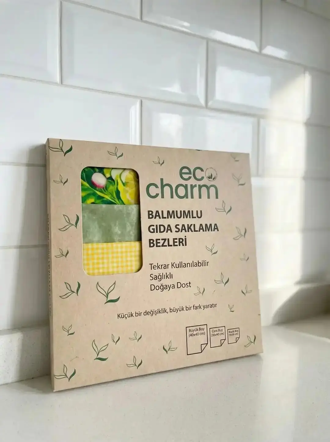 EcoCharm Balmumu Gıda Saklama Bezleri