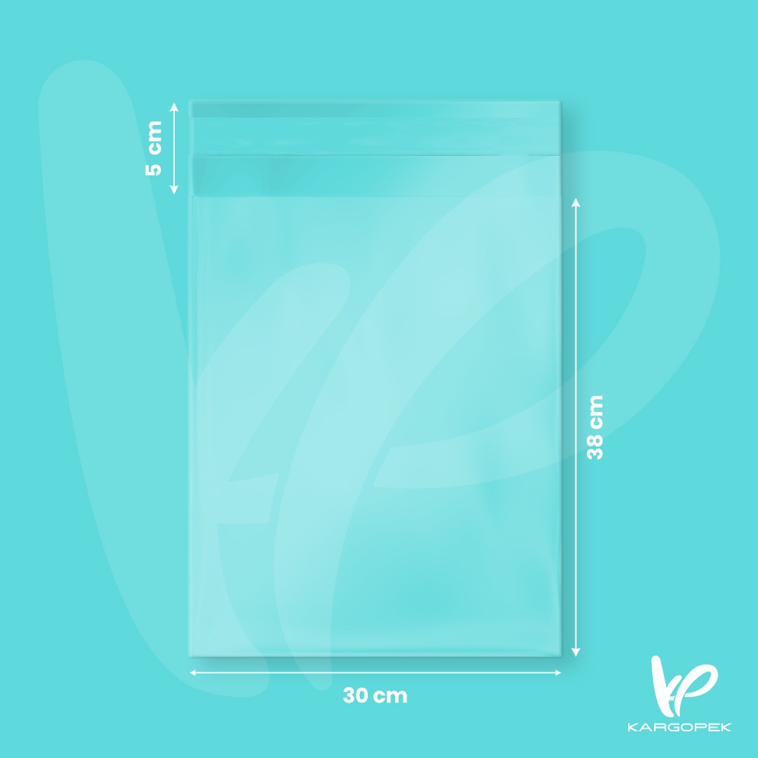 Unprinted Semi Transparent Couier Bag 30*38+5cm