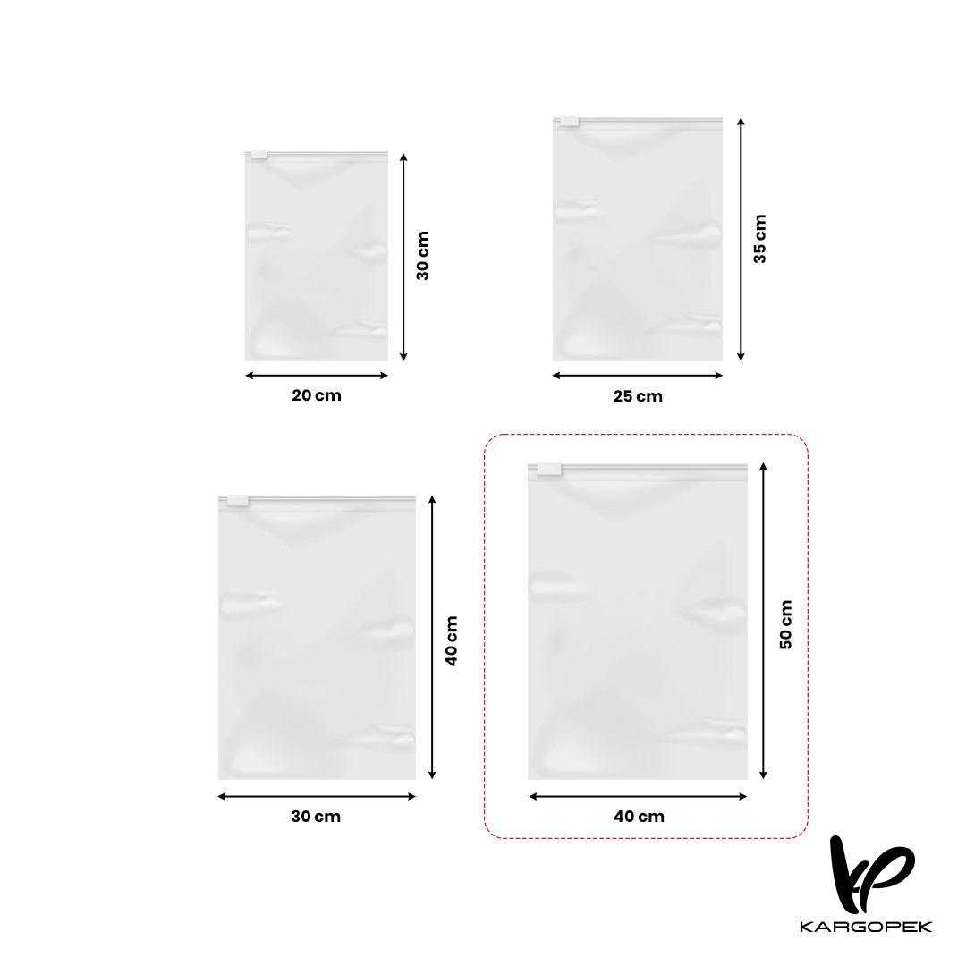 Unprinted Slider Bag  40*50cm 