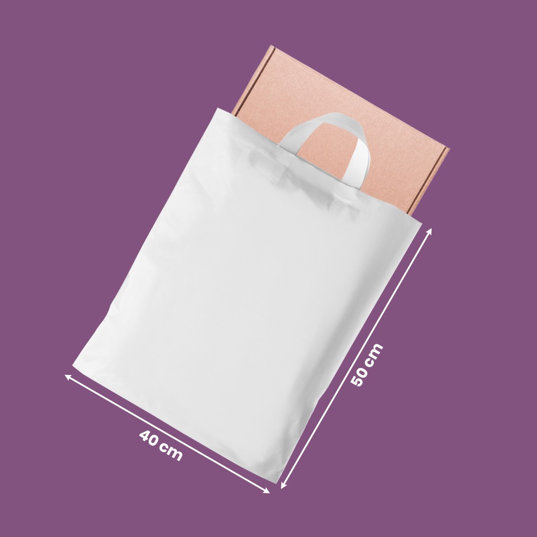 Unprinted Flexloop Handle Bag 40*50cm