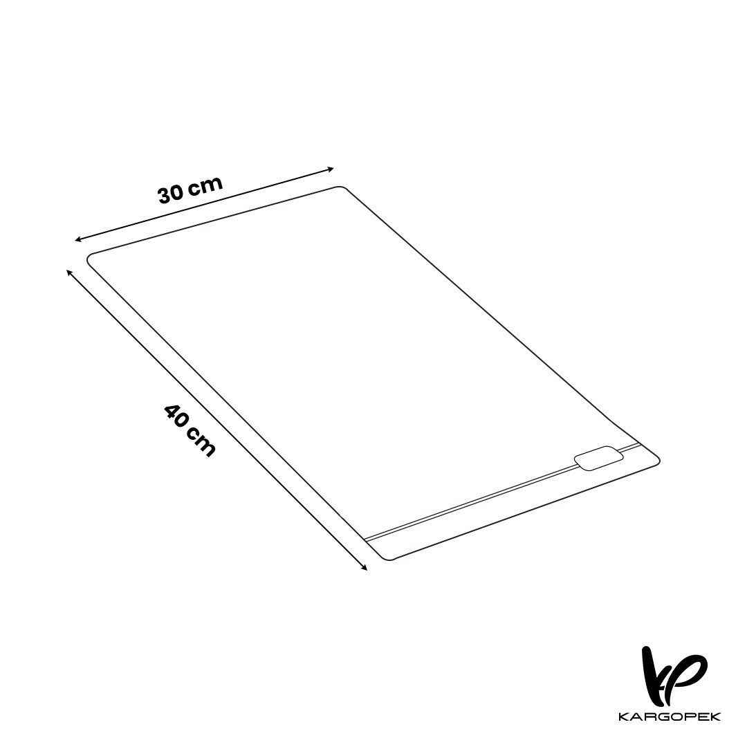 Unprinted Slider Bag 30*40cm