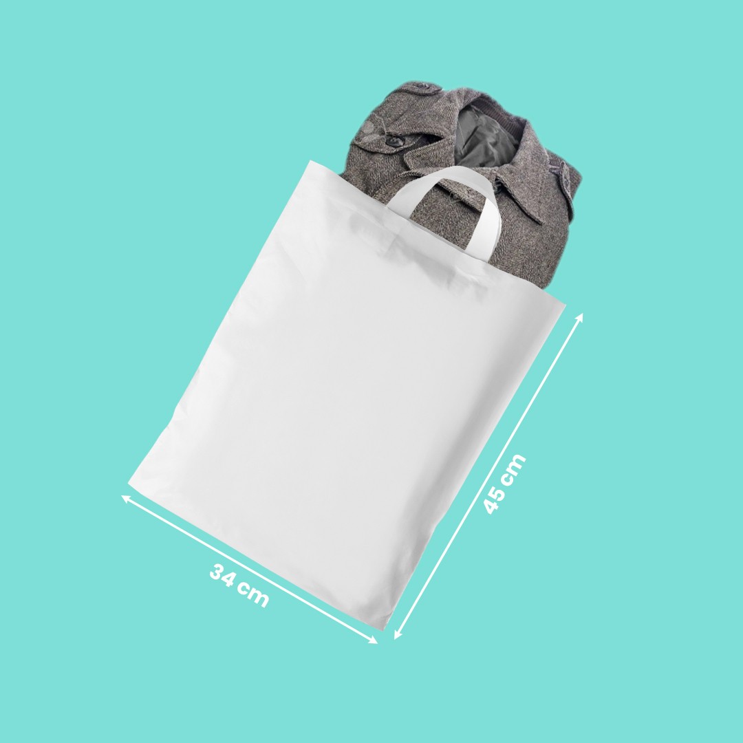 Unprinted Flexloop Handle Bag 34*45cm