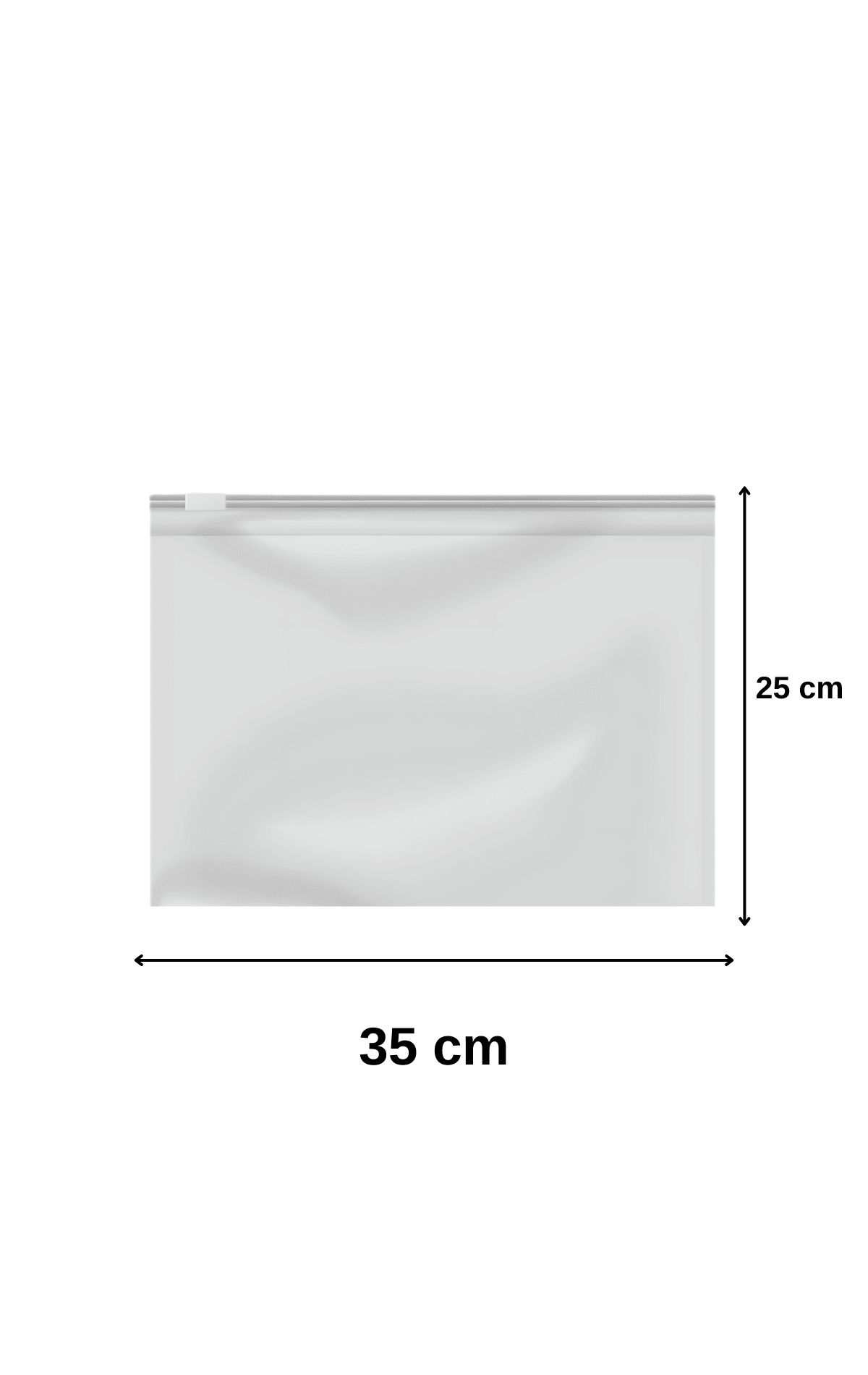  Unprinted Slider Bag 25*35cm