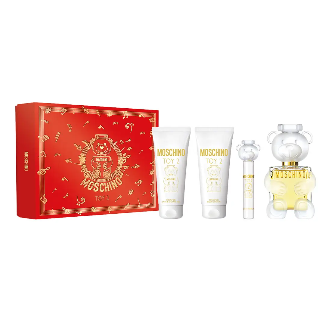 MOSCHINO Toy 2 EDP Parfüm + Duş Jeli + Vücut Losyonu + Seyahat Boy Kadın Parfüm Seti