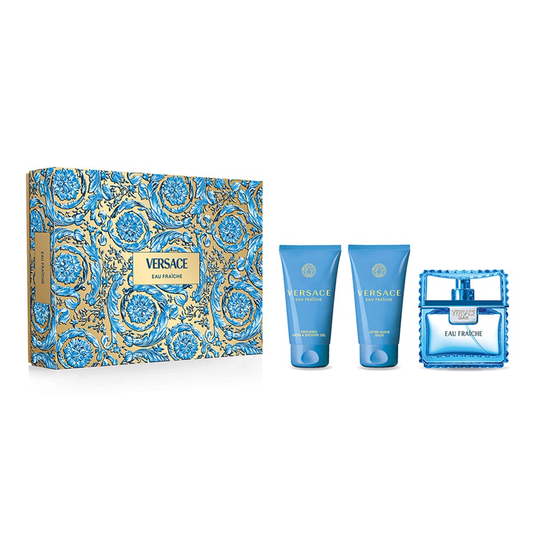 Versace Eau Fraiche Parfüm Seti (edt 50ml+bath&shower gel 50ml+after shave balm 50ml) main variant image