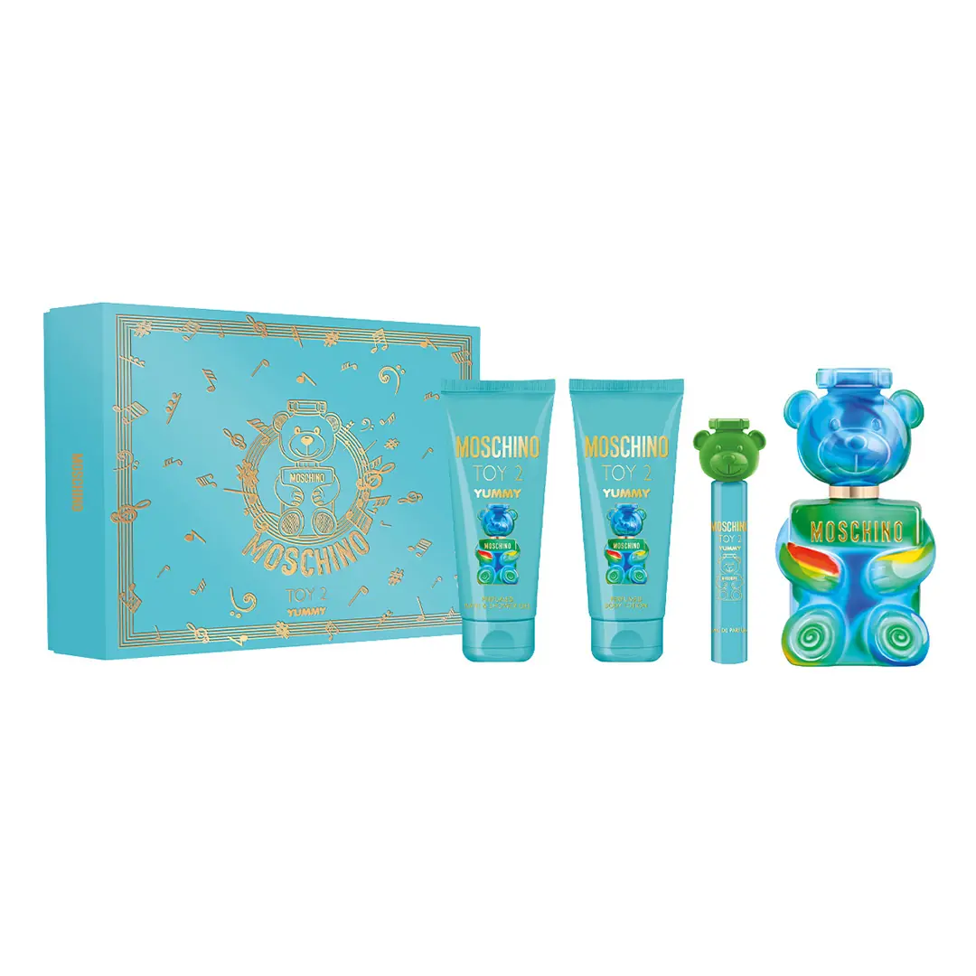MOSCHINO Toy Yummy EDP Parfüm + Duş Jeli + Vücut Losyonu + Seyahat Boy Kadın Parfüm Seti